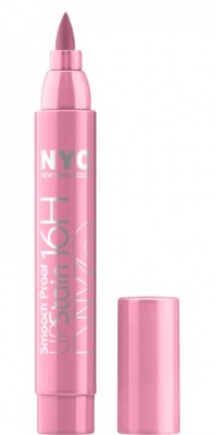 New York Color Smooch Proof Lip Stain, Persistent Pink, 0.1 Fluid Ounce