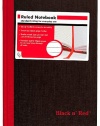 Black n' Red Casebound Notebook, Ruled, 8 1/4 x 5  7/8 Inches, White, 96 Sheets per Pad (E66857)