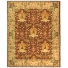 Safavieh Anatolia Collection Handmade Brown and Ivory Hand-Spun Wool Square Area Rug, 6-Feet, Square