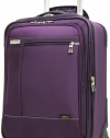 Ricardo Beverly Hills Venice Lite Luggage 17-Inch Expandable Universal Wheelaboard, Purple Plumeria/Black Iris,