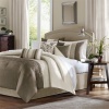 Madison Park Amherst 7 pcs Comforter Set - Natural - Queen