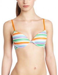 Ck One Women's Ck One T-Shirt Bra, Sea Side Stripe, 34C