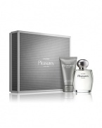 Celebrate the best times in life with two refreshing essentials. Capture the moment with Lauder Pleasures For Men. Fresh and woodsy, as warm and masculine as he is. A great gift. Limited-time collection comes in an exclusive gift box, including Cologne Spray 3.4 oz. and After Shave Balm 2.5 oz.