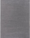 Area Rug 5x8 Rectangle Solid/Striped Light Gray Color - Surya Mystique Rug from RugPal