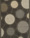 Area Rug 5x8 Rectangle Contemporary Charcoal Color - Momeni Elements Rug from RugPal