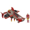 Marvel The Avengers Comic Series Iron Man Firestrike Assault Jet Vehicle