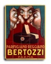 Arte House Wooden Sign, Parmigiano Reggiano Bertozzi Parma