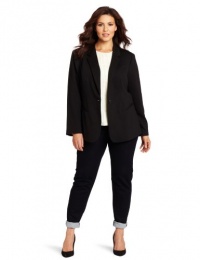 Calvin Klein Women's Plus-Size Seamed Ponte Jacket