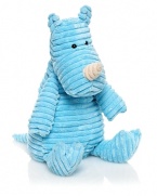 Soft and oh-so-squeezable, this cute corduroy rhino will give your little one a cozy nap-time companion.