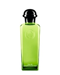 Eau de pamplemousse rose belongs to the HERMÈS Colognes Collection-generous, figurative expressions of simple pleasures written as olfactory snapshots. A sparkling sharp freshness of grapefruit with an added nuance of rose petals. Citrus, fruity, woody.