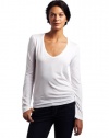 Splendid Women's Light Long Sleeve Scoop Top