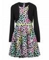 Fashion is not for the meek. Embrace her bold personality with this animal printed dress from Beautees.