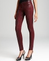 Live the life exotic in these 7 For All Mankind skinny jeans, flaunting a high-shine cobra print.