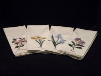 Portmeirion Botanic Garden Cloth Napkins Set Of 4