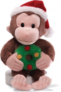 Gund Curious George Christmas 12 Plush