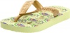 Havaianas Kids Flores Flip Flop (Toddler/Little Kid),Light Lime,27-28 BR (11-12 M US Little Kid)