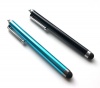 Bargains Depot (Blue & Black) 2 pcs (2 in 1 Bundle Combo Pack) Capacitive Stylus/styli Universal Touch Screen Pen for Tablet PC Computer