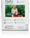 Nature Babycare Chlorine-Free ECO Diapers Size 4 (22-37lbs) (Pack of 4)