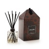 Scented with Burmese rosewood, palisander bark and tonka bean, this mini diffuser travels easily and looks good in any room. From Voluspa.