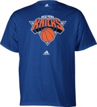 NBA Men's New York Knicks Short Sleeve T- Shirt (Blue, X Large)