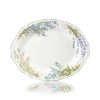 Mikasa Botanical Bouquet 13-3/4-Inch Oval Platter