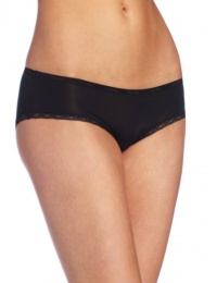 Calvin Klein Women's Bottom's Up Hipster, Black, Large