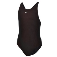 Nike Girls Swimming Swim Swimsuit Costume - Black - 8yrs