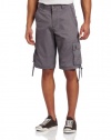 Marc Ecko Cut & Sew Men's Lightweight Twill Cargo Short, Gray, 30