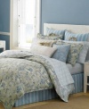 Martha Stewart Regent Paisley Queen 6 Piece Duvet Cover Set