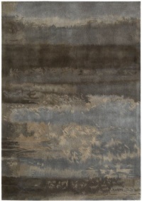 CK10 Luster Wash Slate Scene Rug Rug Size: 3' x 5'