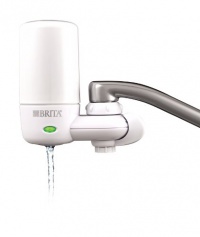 Brita On Tap Faucet Water Filter System,  White