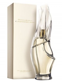 Donna Karan Cashmere Mist. This sheer, floral fragrance combines the essence of Moroccan jasmine, lily of the valley and bergamot with warm undertones of sandalwood, amber and musk. 