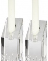 Waterford Candle Holders, Set of 2 Lismore Essence Candlesticks 8