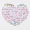 Janlynn Stamped Cross Stitch Kit, Love Is Patient