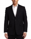 Kenneth Cole Reaction Mens Black Tic Suit Separate Coat