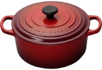 Le Creuset Signature Enameled Cast-Iron 13-1/4-Quart Round French Oven, Cherry