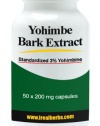 Yohimbe Bark Extract - Standardized to 3% Yohimbine HCL