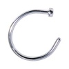 18 Gauge Stainless Steel Nose Hoop - 5/16