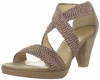 Stuart Weitzman Women's Rafover Sandal,Shade Crinkle Raffia,6.5 M US