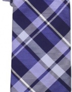 Tommy Hilfiger Men's Two Color Plaid Tie