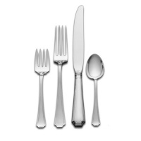 Gorham Fairfax 4-Piece Sterling Silver Flatware Dinner Set, Service for 1