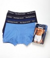 Polo Ralph Lauren Classic Cotton Boxer Brief 3-Pack, L, Blue Assorted