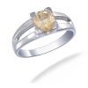 7MM 1.25 CT Citrine Ring In Sterling Silver (Available In Sizes 6 - 9)