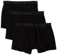 HUGO BOSS Men's Boxer 3 Pack, Black, Medium