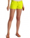 Volcom Juniors Frochickie 2 1/2 Inch Short, Neon Lime, 7