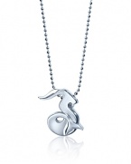 What's your sign? This beautifully rendered Sea Goat pendant will help your stars align in polished sterling silver.