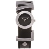 BCBGeneration Women's GL4163 Fashion L.O.V.E. Logo Strap Analog Black Watch