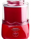 Cuisinart ICE-20R 1-1/2-Quart Automatic Ice Cream, Frozen Yogurt & Sorbet Maker, Red