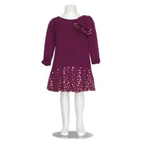 Nicole Miller Girls 2-6X Blake Dress, Purple, 6