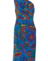 Lauren Ralph Lauren One Shoulder Dress Turquoise Multi 10